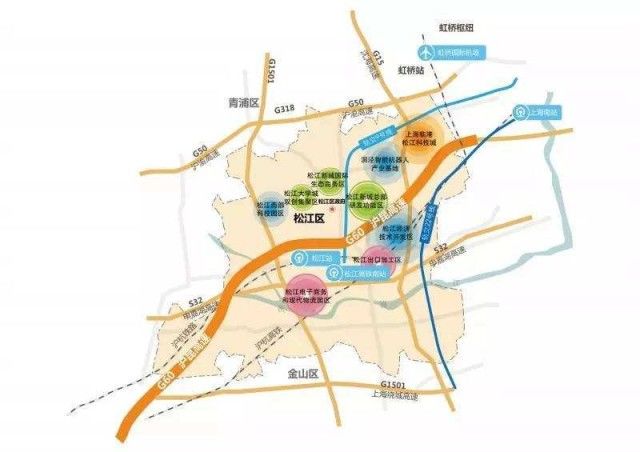 另一个区指松江区,目的是以漕河泾模式带动松江产业转型