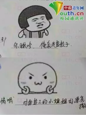 大學新媒體中心招新筆試現表情包試題學生原來考試也要鬥圖