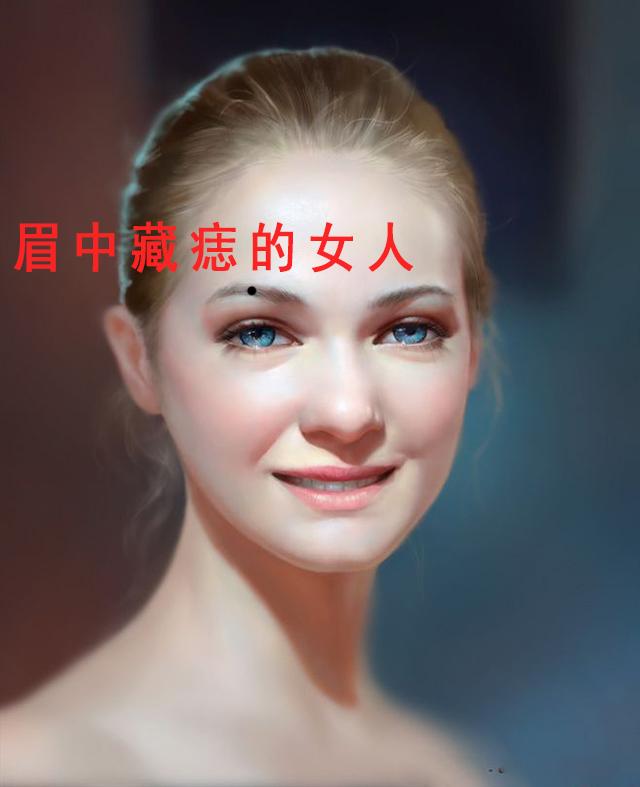 眉毛下有痣的女人图片