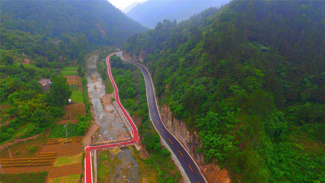 商洛蟒岭绿道线路图图片