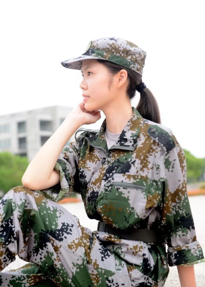 67最美軍訓青春洋溢美麗動人下沙最水靈的學校軍訓照來啦