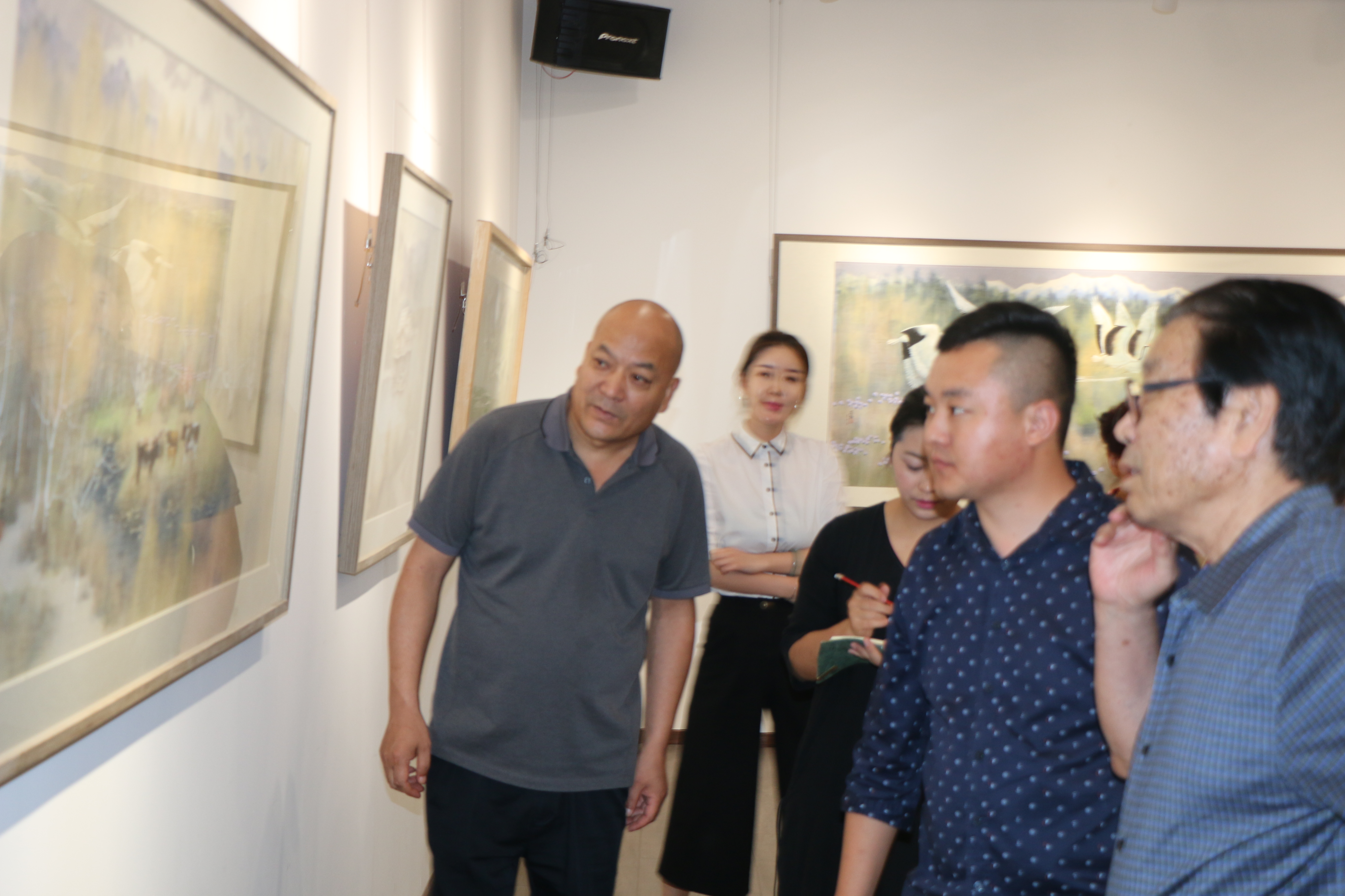 吴冠中弟子任景钦"难得朦胧"画展亮相北京饭店馆藏!