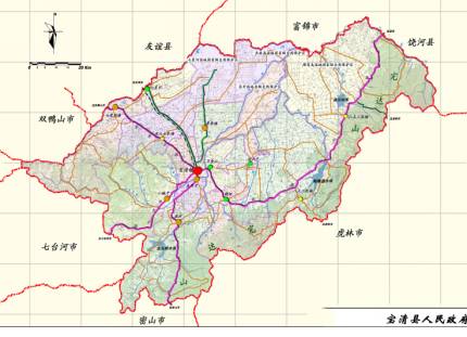 宝清县境内交通便捷,路网纵横交错,区位优势明显,在距宝清县200公里