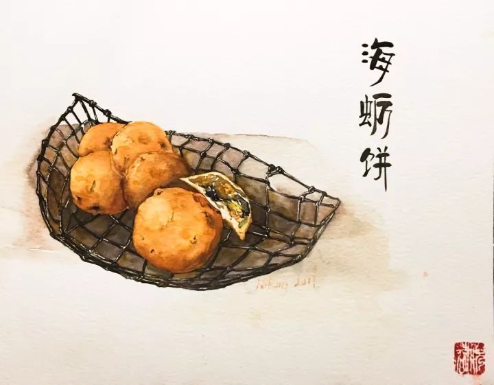 全世界再美味的食物 也抵不上这一口 今天小编带大家领略 画笔下的