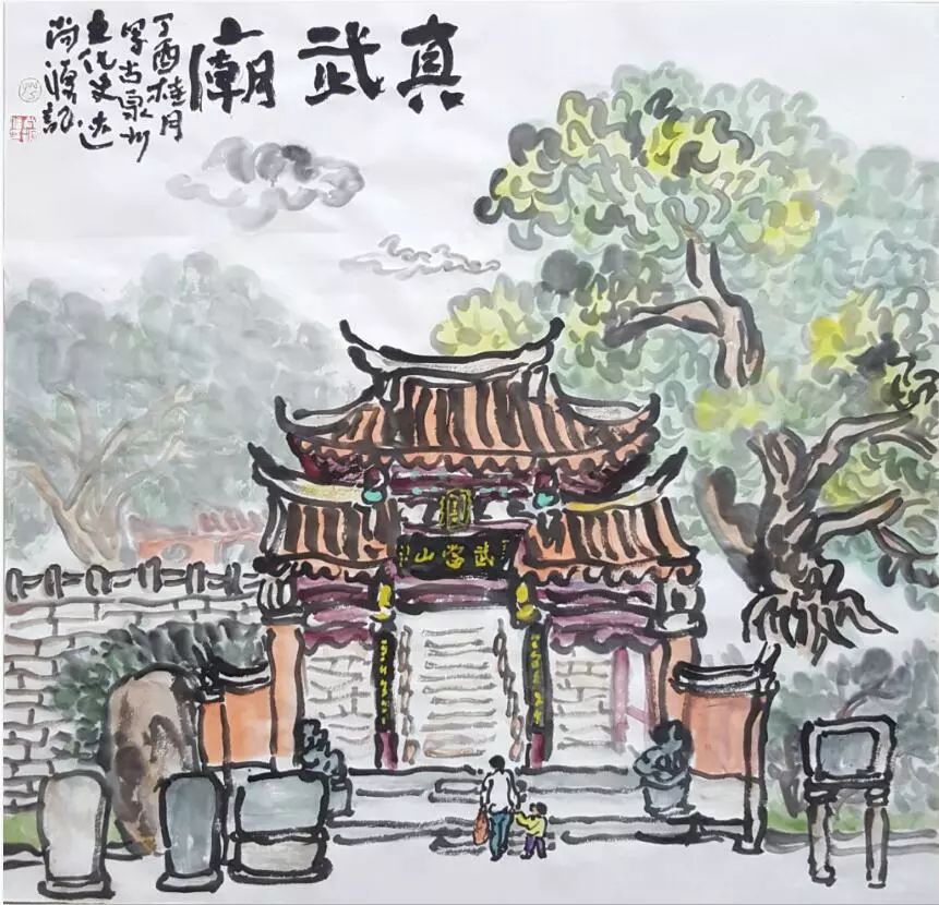 【人物】南安"80后"画古泉州(刺桐)史迹16景