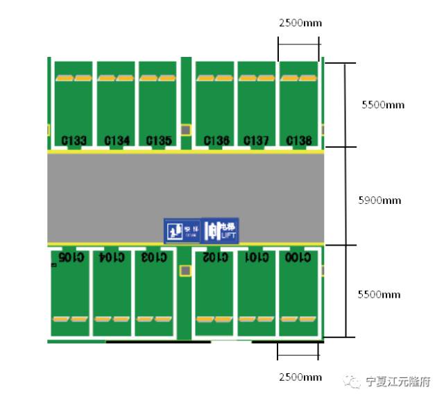 假车库平面图图片