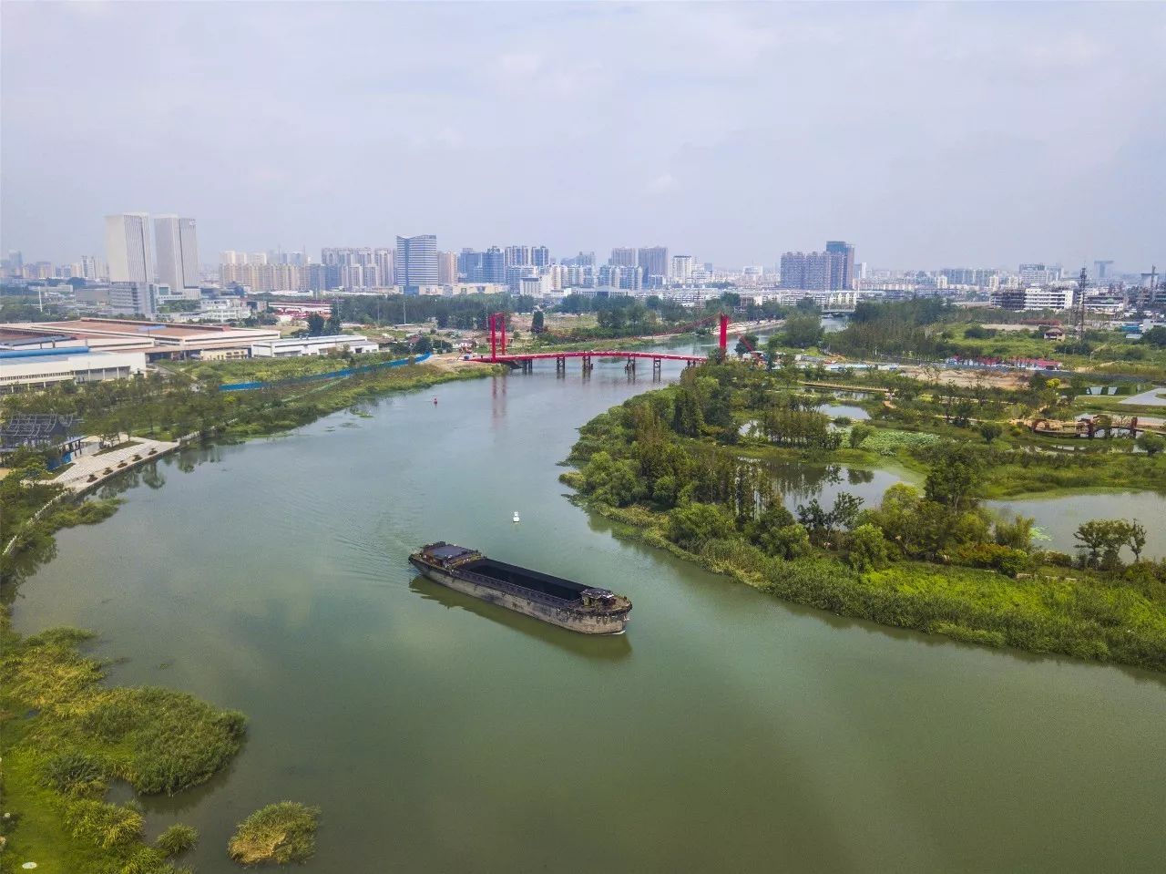 ▽高清圖來了!現在,揚州人在三灣溼地公園欣賞到啦!