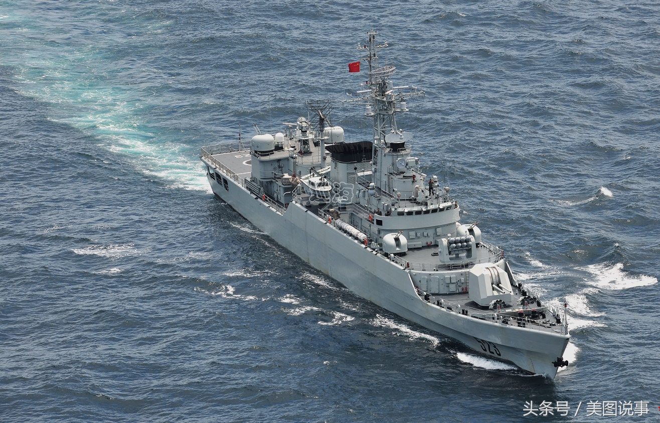 曾经的主力中国海军053型导弹护卫舰高清大图