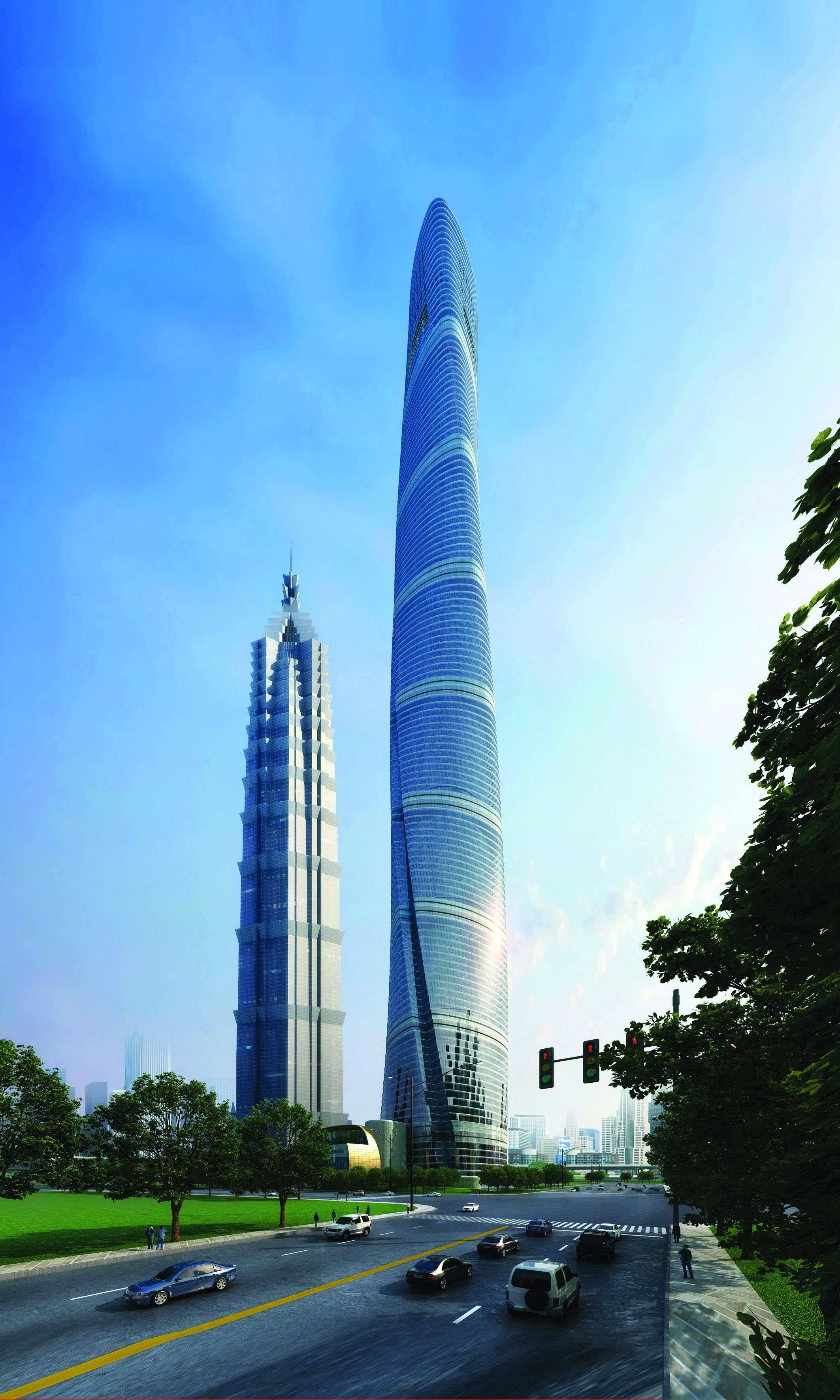 2014年,苏州动工建设结构高度达598米的中南中心,连上塔冠最高点可达