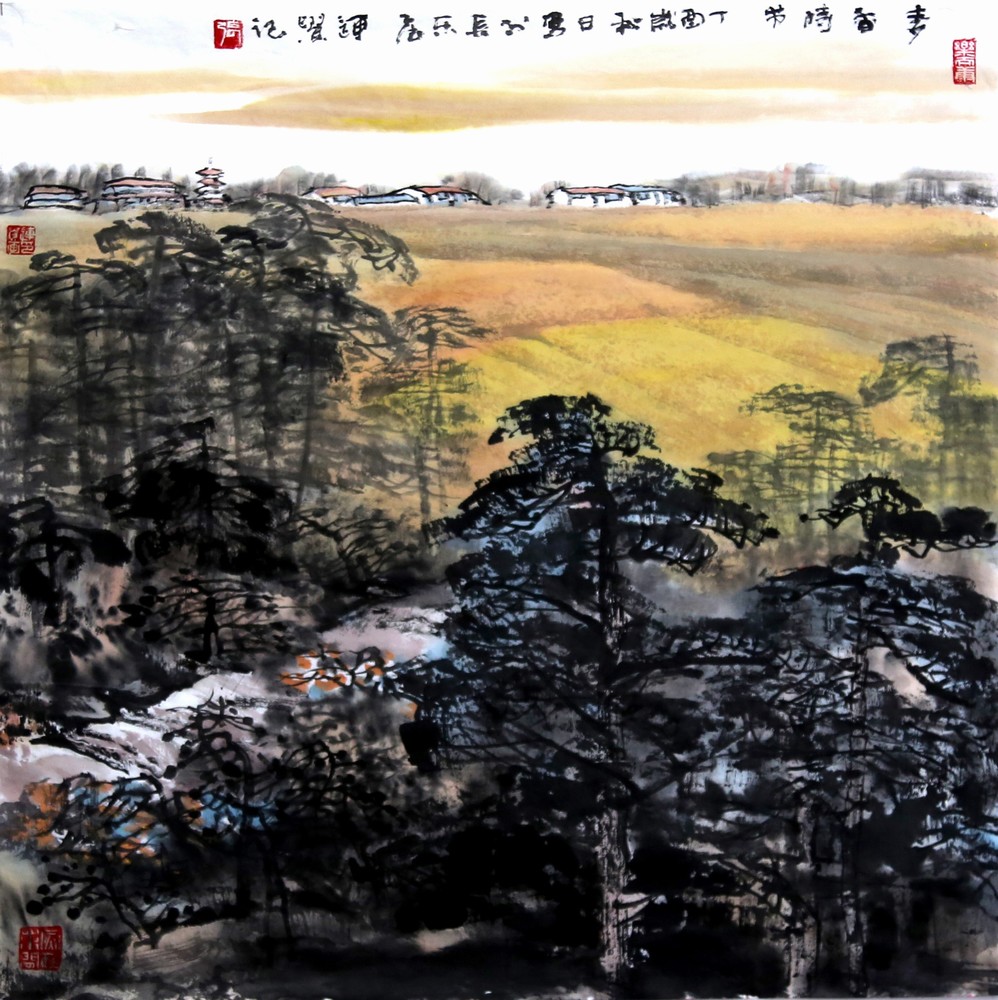 扎根黑土地挥洒家乡情著名画家张连贵作品赏析