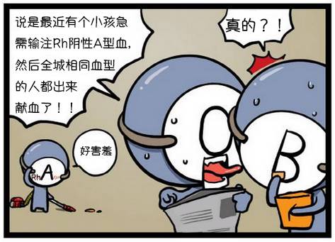 熊猫血图片 漫画图片