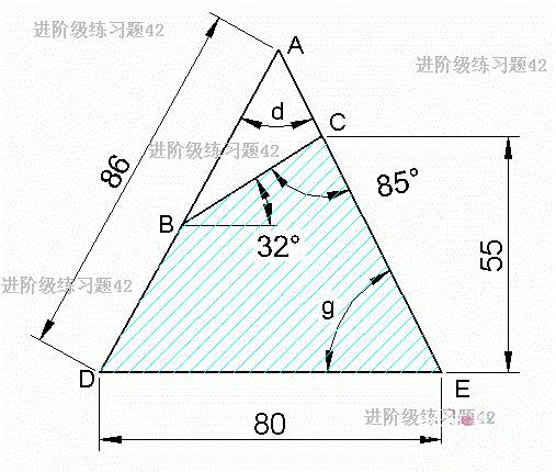 cad三角形画法图片