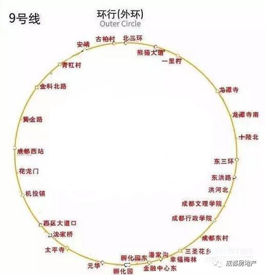 成都地铁9号线环线图图片