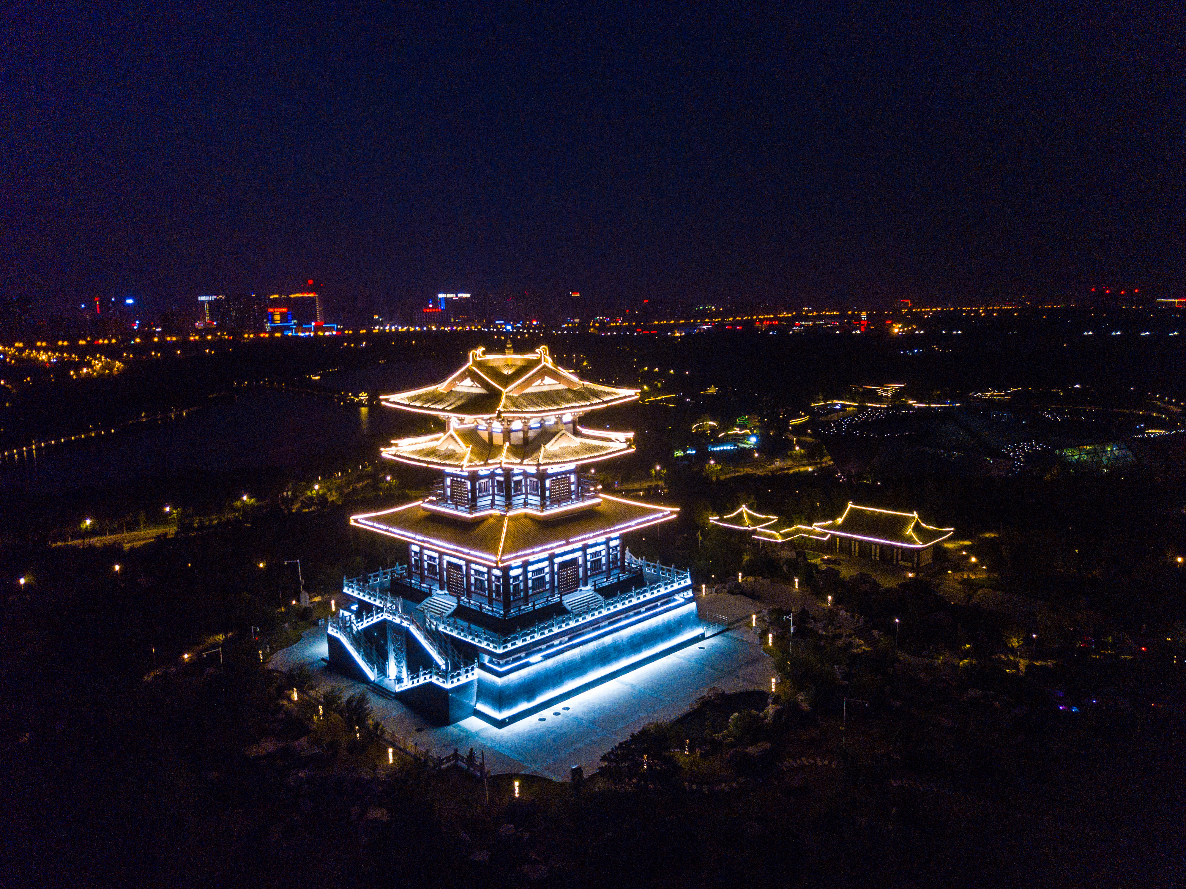 俯瞰唐山 夜不能寐 只因你太美