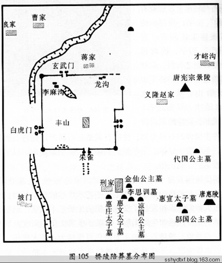 桥陵平面图图片