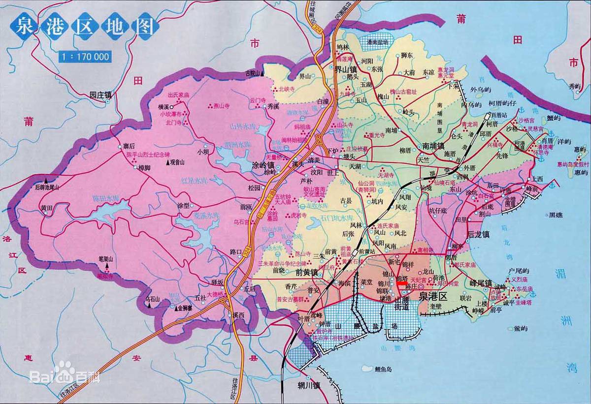 泉港区界山镇地图图片