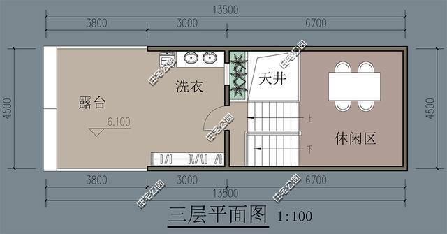 6.5米x14米建房设计图图片