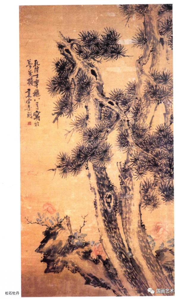 李鱓画作中的松树同样占据了重要位置,其328幅画作中,有53幅画松之作