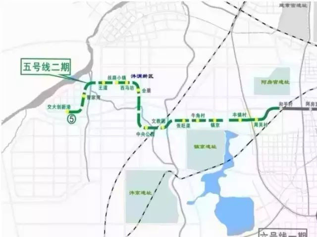 地铁17号线线路图西安图片