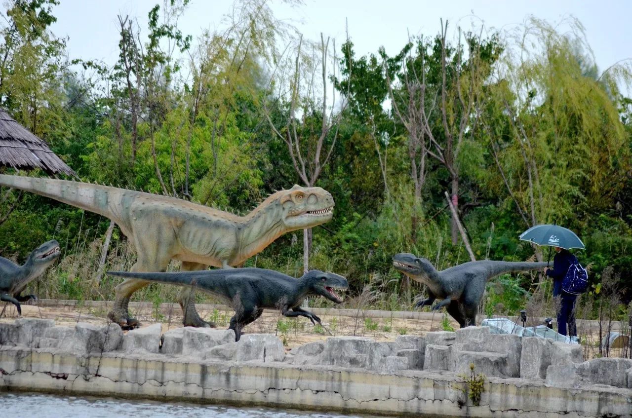 滨湖湿地公园恐龙乐园图片