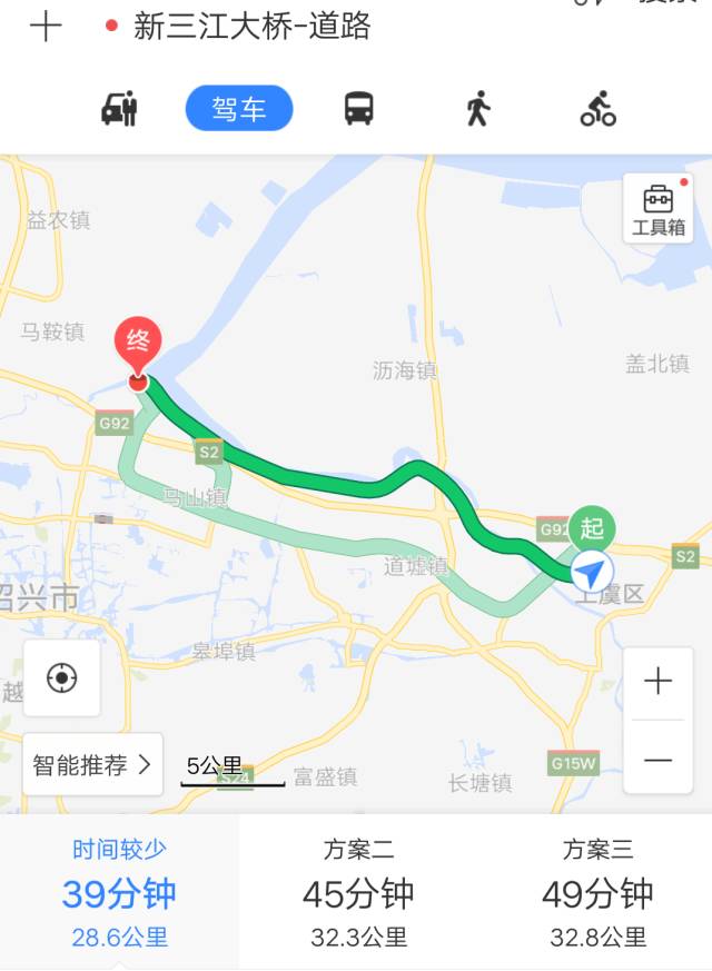 前往曹娥江大閘的路線,其實很簡單,導航自駕至新三江大橋,然後沿著海