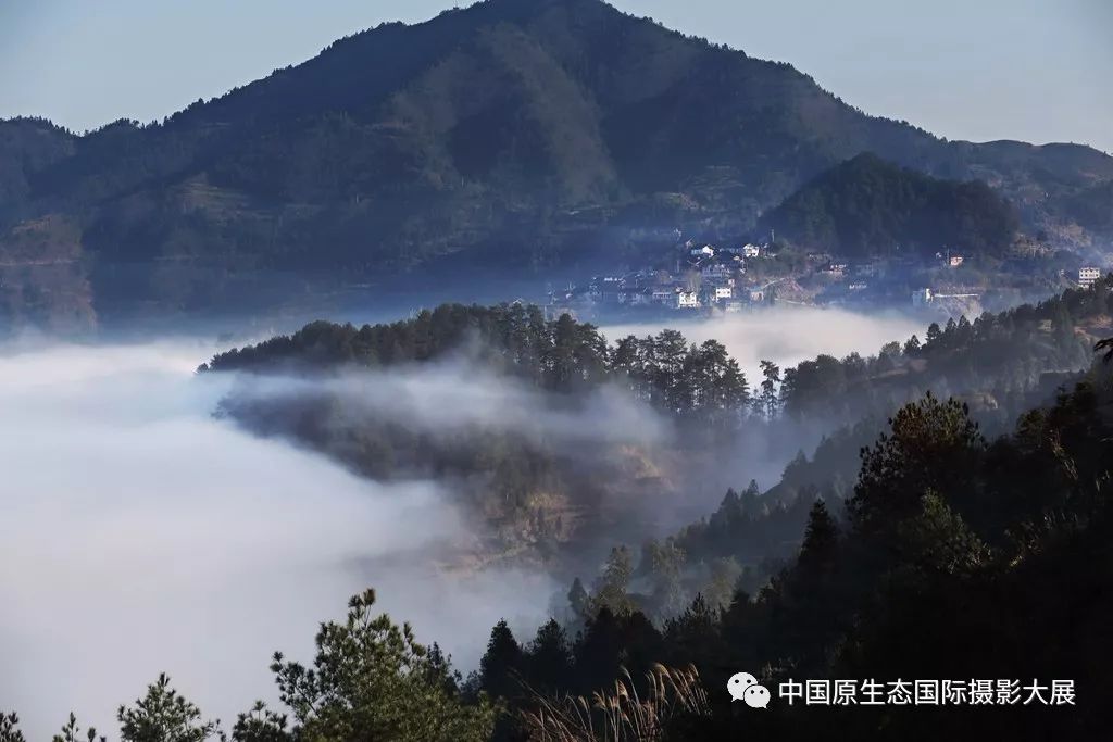 养在深闺人未识云雾缭绕的小山村