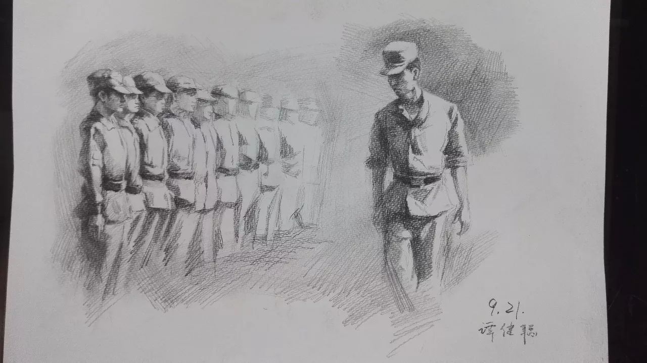 惊艳中国美术学院新生手绘的军训日记给跪了