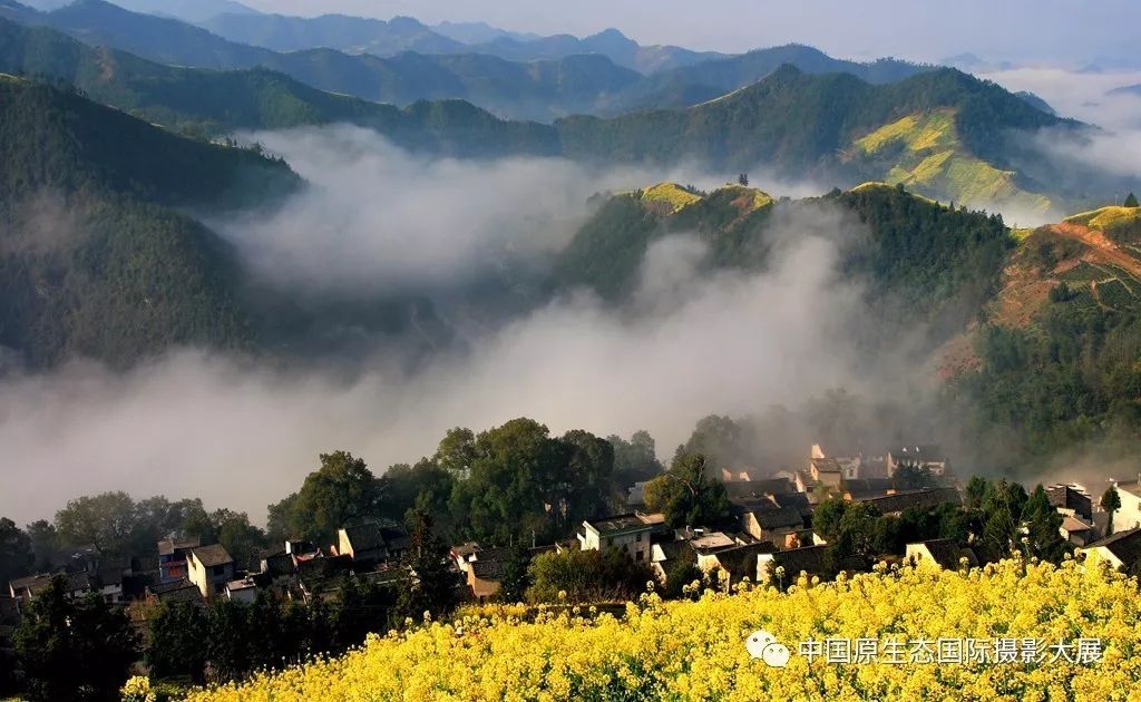 养在深闺人未识云雾缭绕的小山村