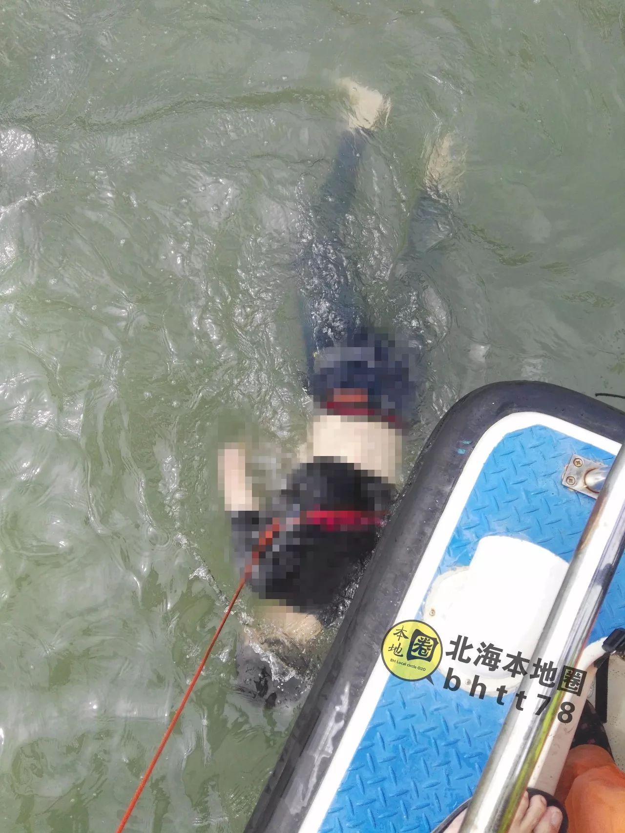 悲剧北海一18岁少女在外沙跳海身亡多图视频