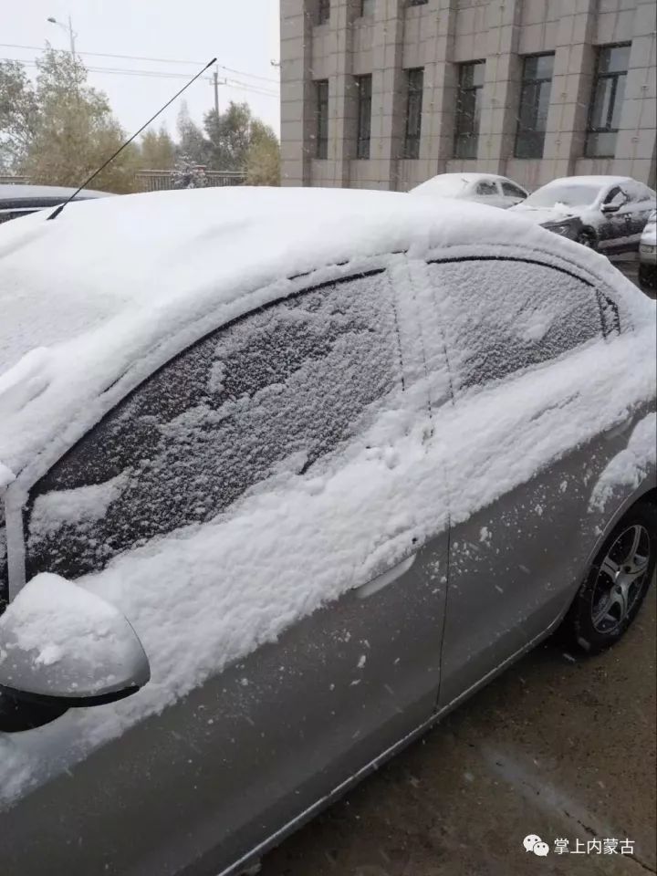 内蒙古惊现鹅毛大雪!赤峰,通辽南部或有中雨转雨夹雪.