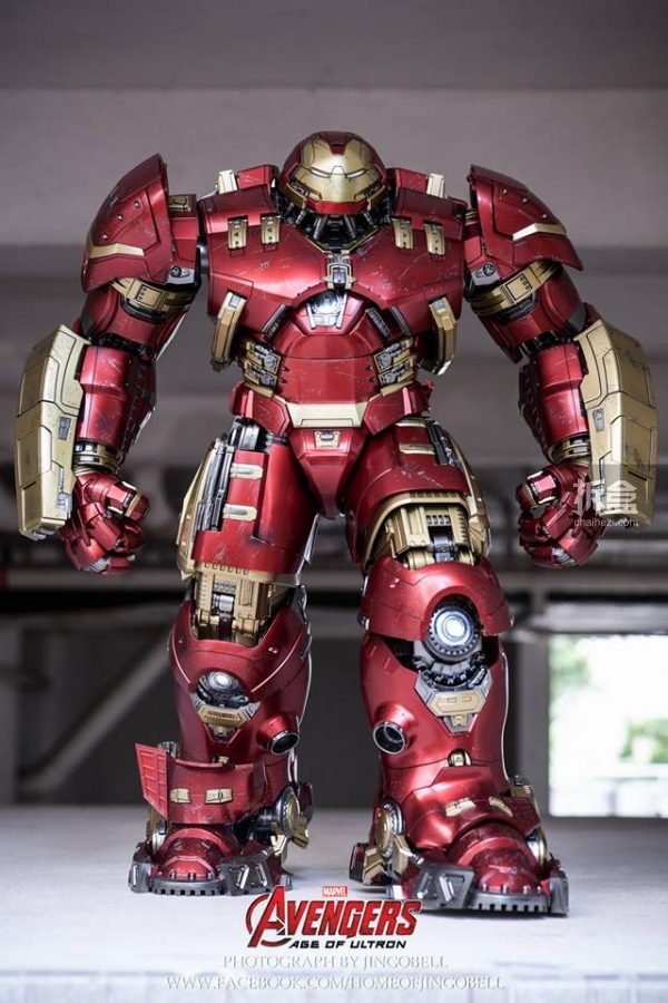 jingobell實拍hottoys16復仇者聯盟2奧創紀元反浩克裝甲hulkbuster