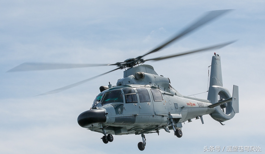 军事美图:中国直-9c反潜直升机