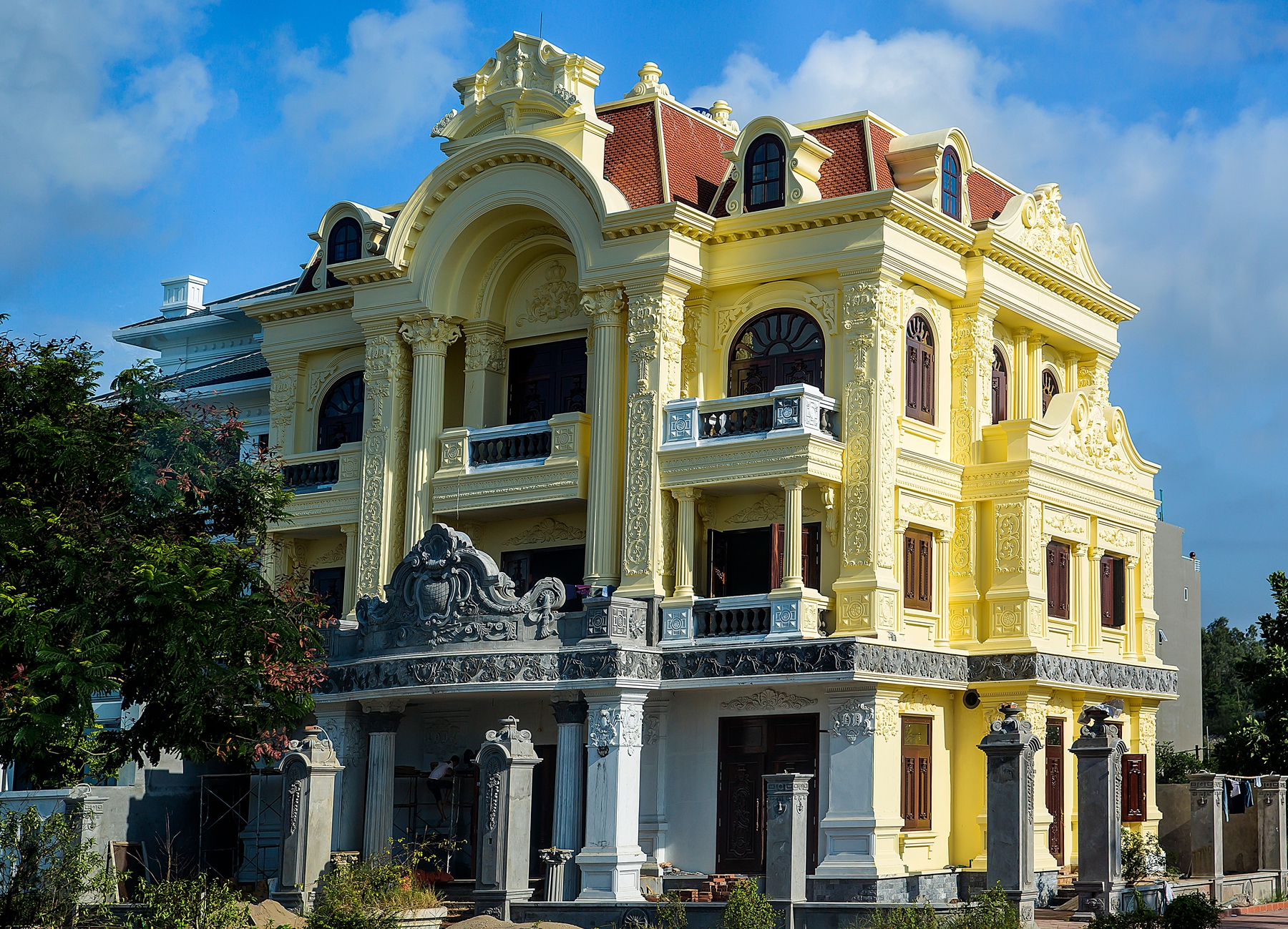 越南民房的建筑风格图片