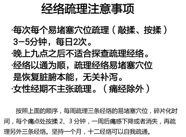 自我經絡養護12經絡易堵塞穴位及疏通要法