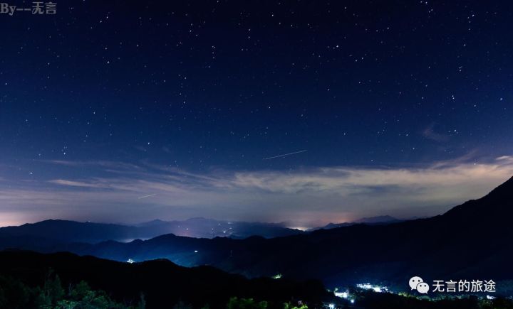 流星劃過夜空