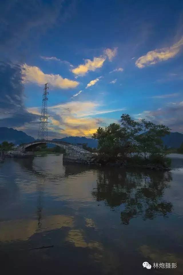 下的鳌江鳌江之夜厚垟水乡夜景东塘河公园钱仓西浦古桥钱仓宝胜寺双塔