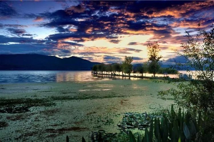 行程亮點 大理洱海 在風平浪靜的日子裡,洱海每天的晨光夕照,漁舟唱