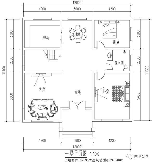 12x11农村套房设计图图片