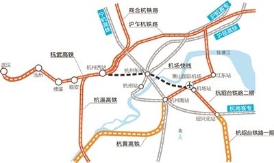 杭州铁路枢纽规划获批杭州未来有11条高铁线6座高铁站