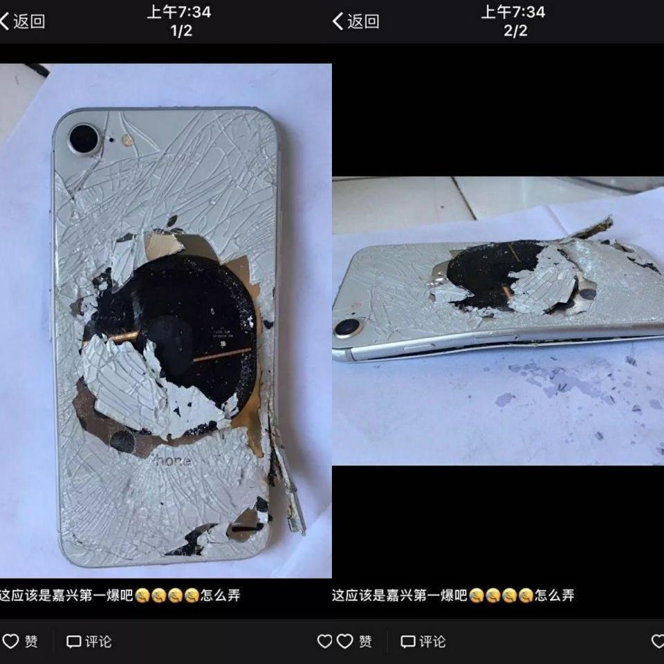 Iphone 8 电池炸裂仍继续苹果拒不表态被指重演三星爆炸门