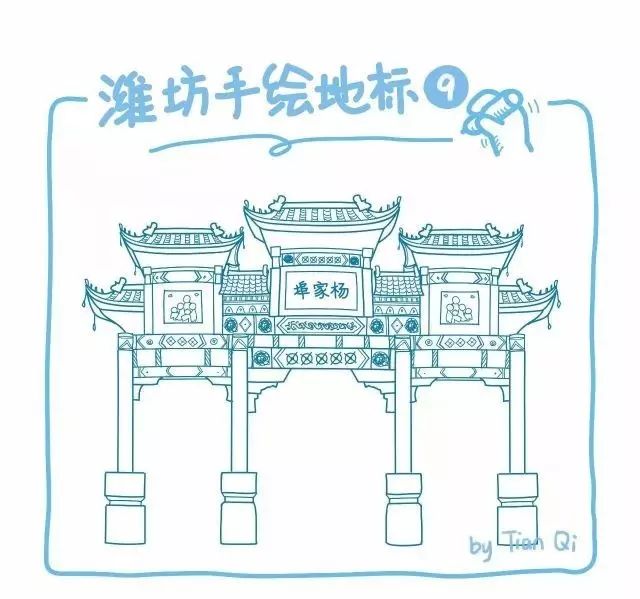 每每看到這些地標建築,奎文門,濱海摩天輪.