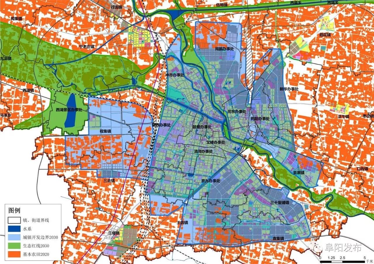 阜阳开发区最新规划图图片