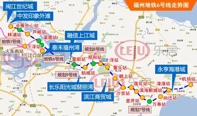 长乐地铁7号线线路图图片