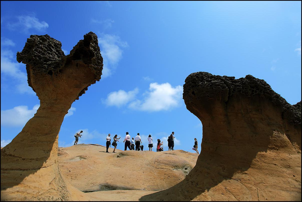 这里有举世罕见的海岸地貌景观180个蕈状岩屹立成群