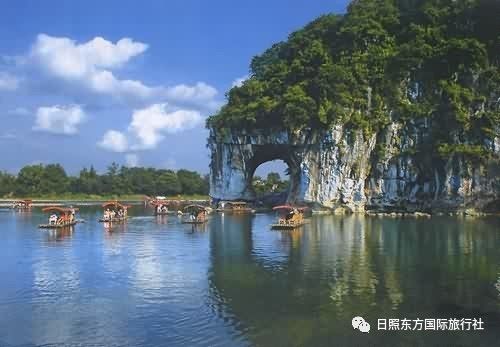 全景大灕江三星船龍脊梯田象鼻山陽朔西街遇龍河竹筏漂流多耶古寨銀子