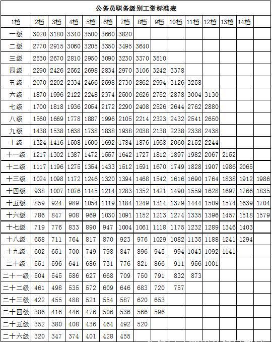 国税局公务员工资待遇(国税局公务员工资待遇县城)