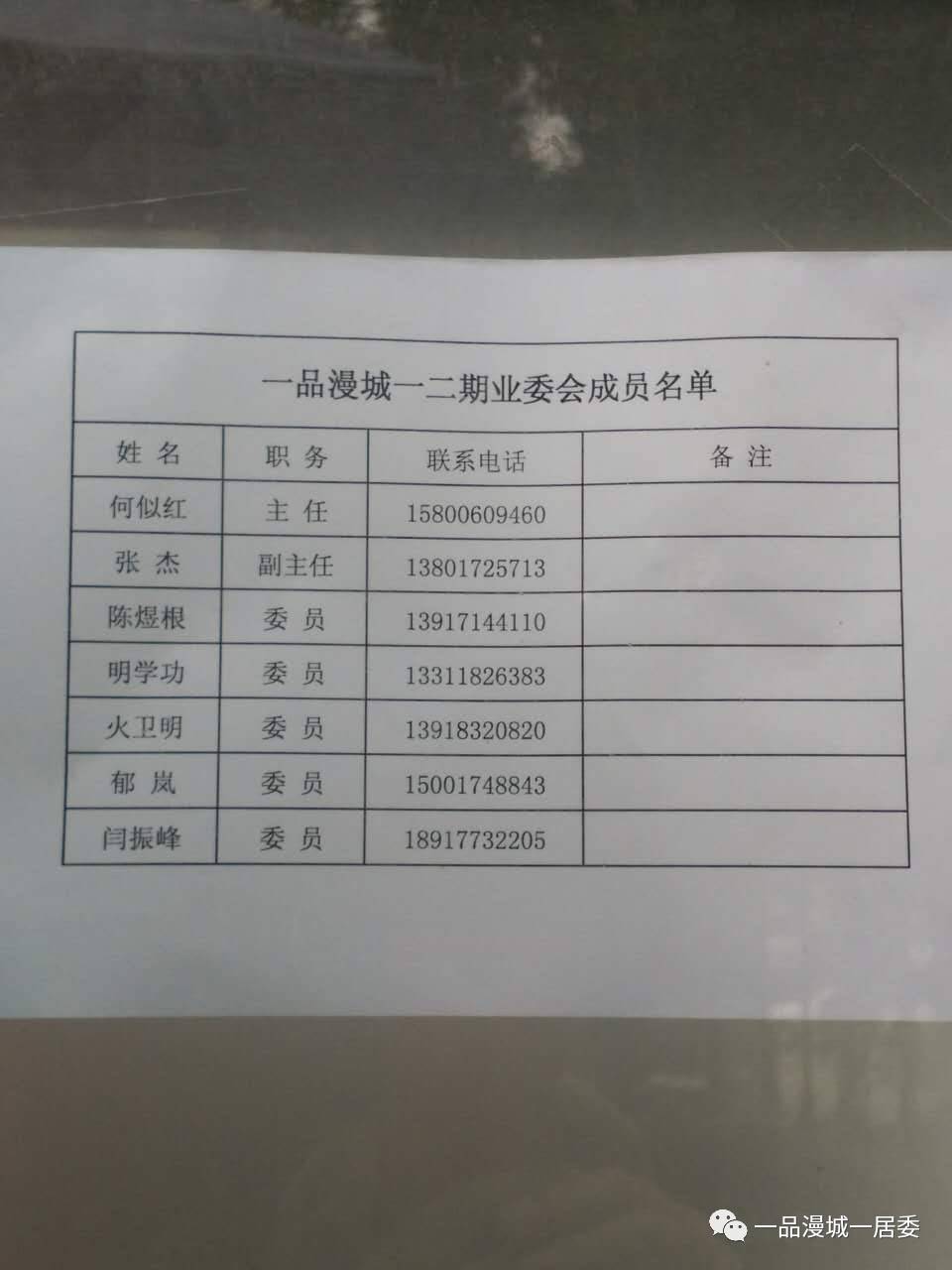 业委会表决票发放通知