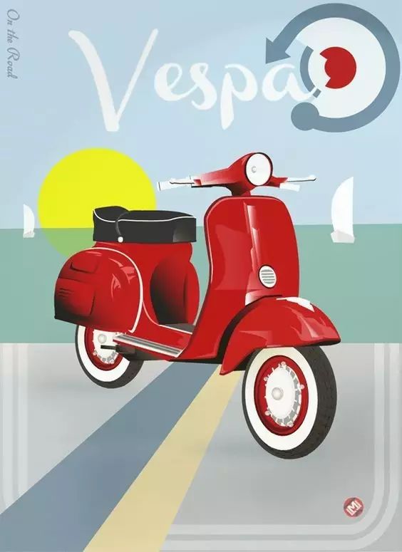 真正浪漫的摩托车 · vespa 图集