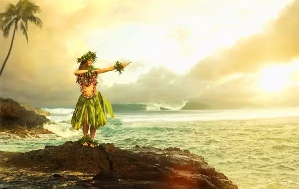 夏威夷火山女神图片