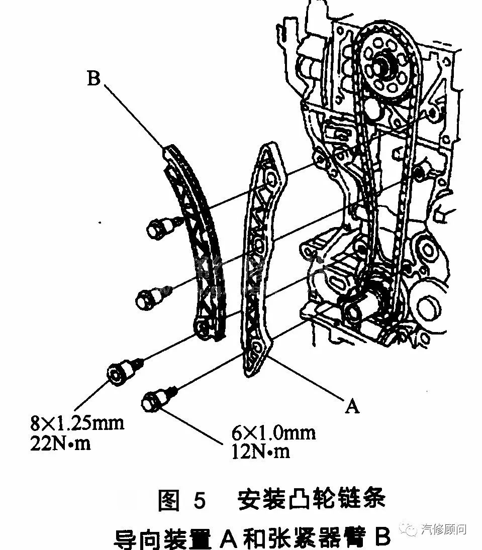 【汽车正时】本田思铂睿发动机(r20a3型)正时链条的安装方法